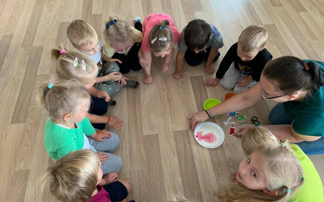 Doświadczenie – wir mleczny