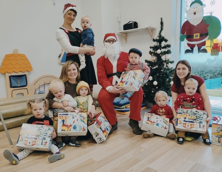 Wizyta Św. Mikołaja u&nbsp;Pingwinków i&nbsp;Misiów